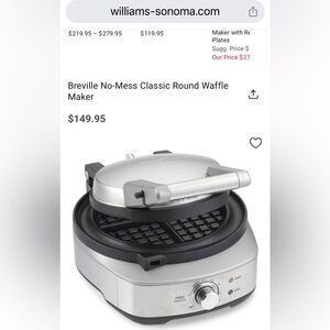 Breville waffle maker in great condition